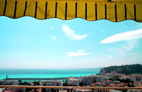 View from the balcony, Nice France